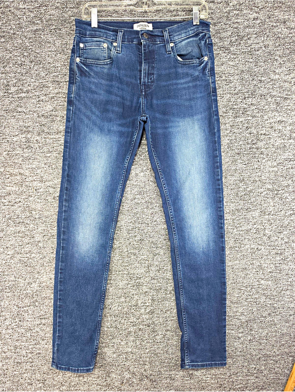 Denizen from Levi's 288 Skinny Fit Dark Wash Blue Denim Jeans Stretch Men